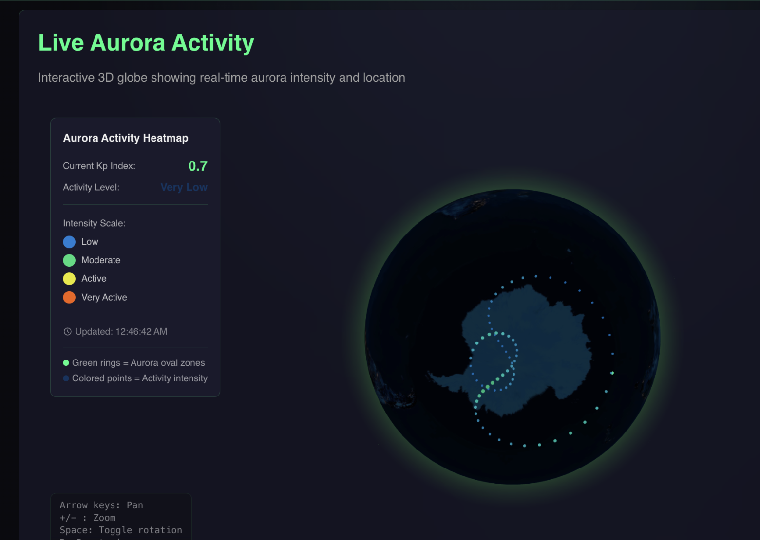 Aurora Tracker Web Application