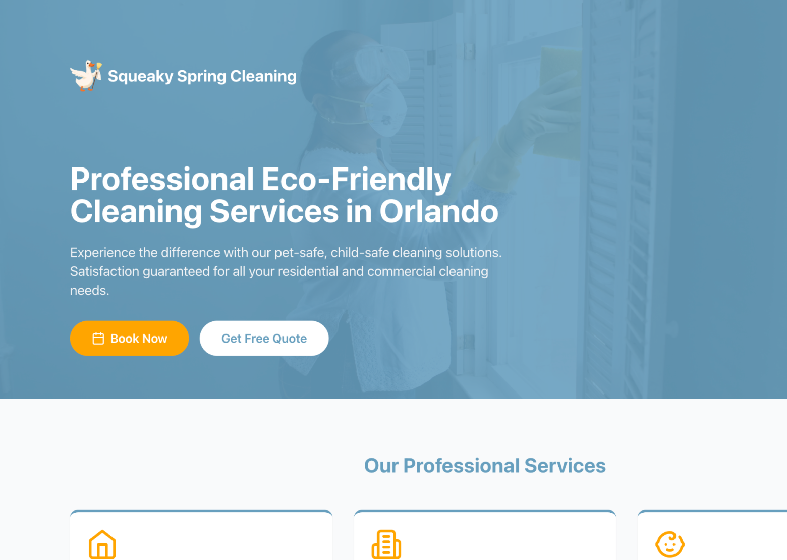 Squeaky Spring Cleaning Platform